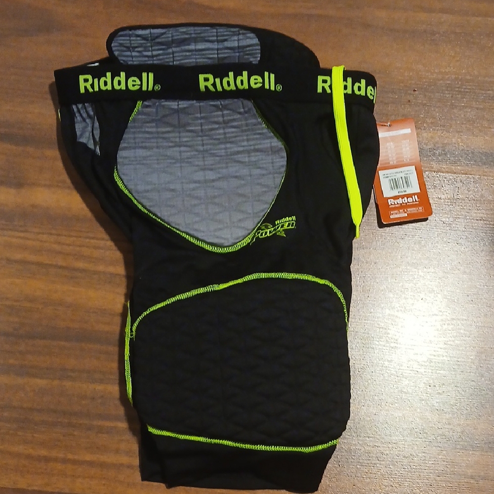 Riddell Black Padded Football Shorts